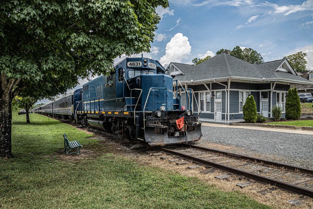 Blue Ridge Secnic Railway Train