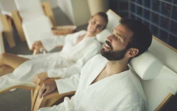 Couple Enjoying a Spa