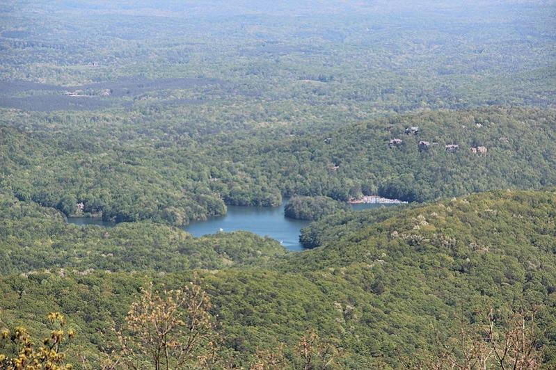 View of a Big Canoe Lake From Above