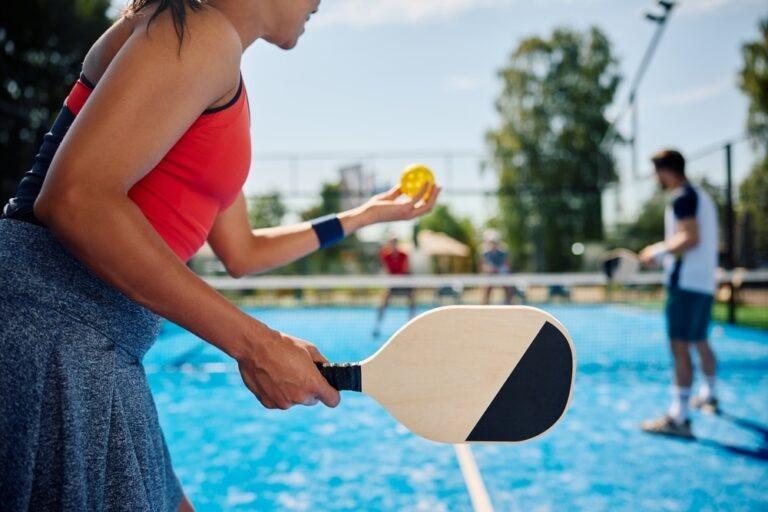 People Playing Pickleball